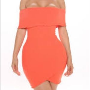 FASHION NOVA OFF SHOULDER MINI DRESS